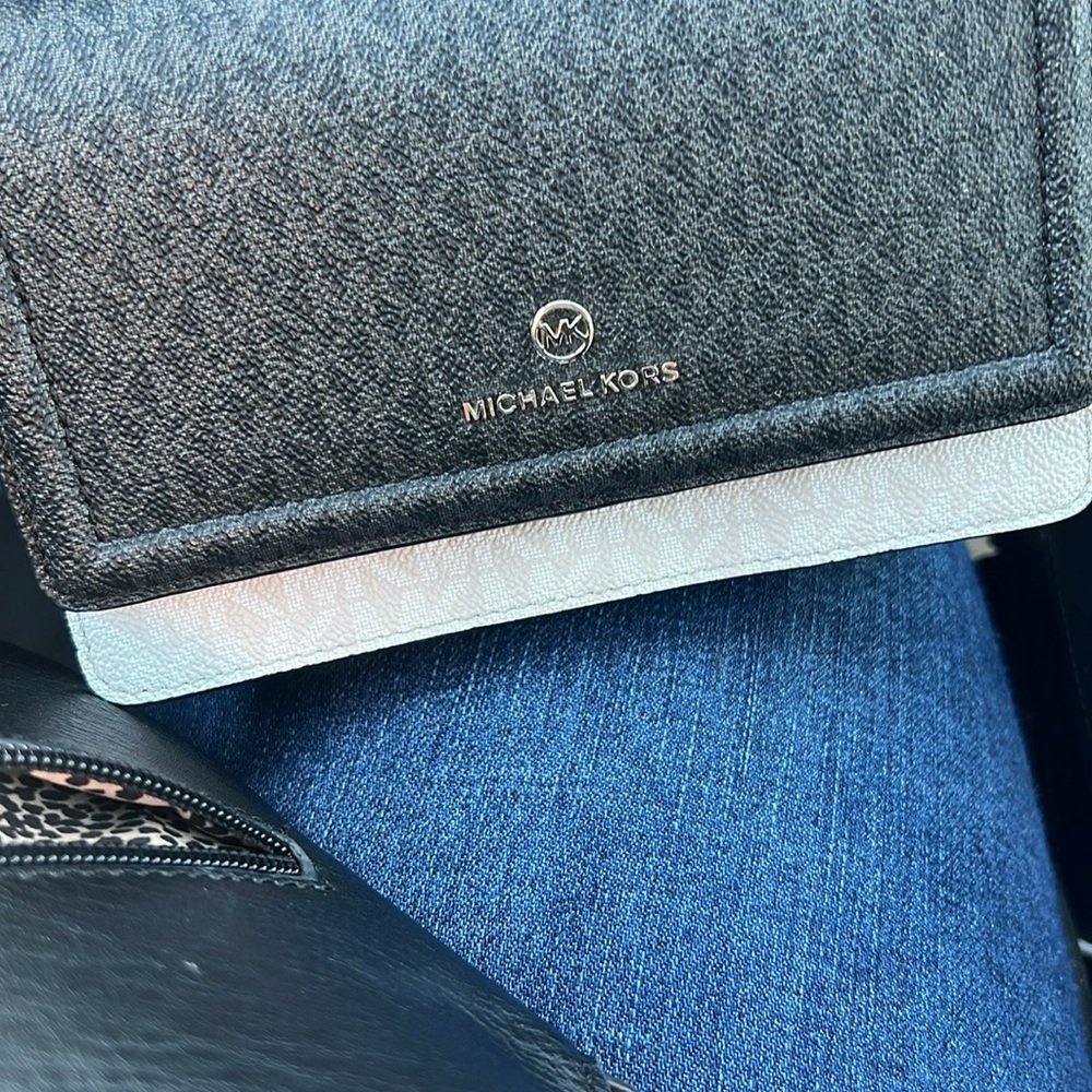 Michael Kors Black and White Wallet/Purse